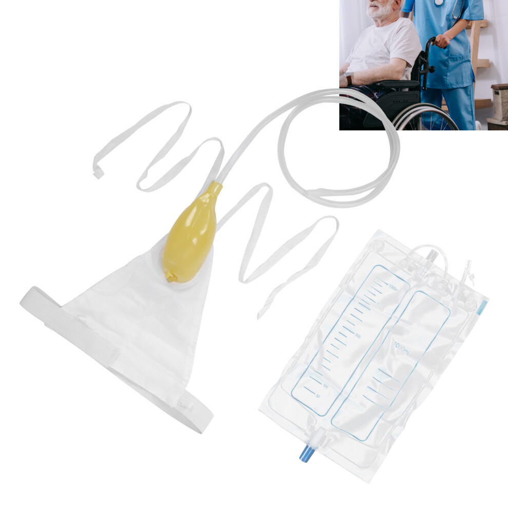 1000ml Male Urine Funnel Ideal for Elderly Disabled and Bedridden Care