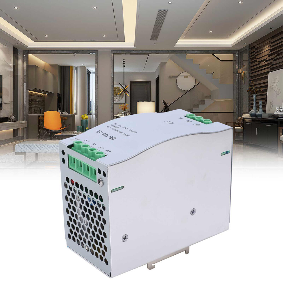 Din Rail Power Supply 12V 5A 120W Aluminum Alloy, Compact 4161359325285