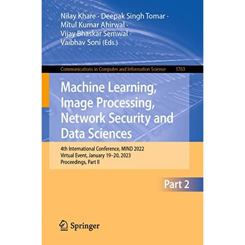 Machine Learning Image Processing Network Security and Data Sciences P