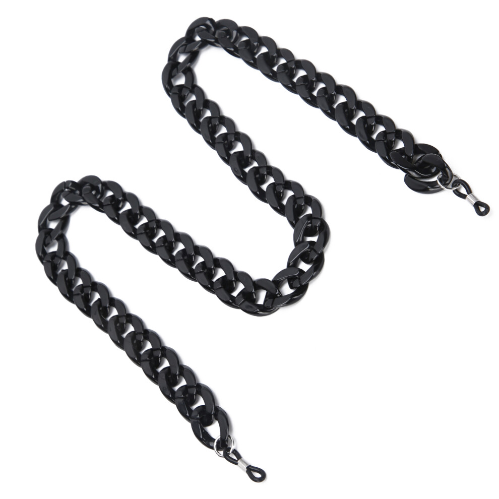 Black Eyeglasses Retainer Chain Anti-Slip Sunglasses & Spectacles Holder
