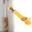 Adjustable Door Strap Lock for Pets, Yellow, 20-30cm Size 8