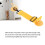Adjustable Door Strap Lock for Pets, Yellow, 20-30cm Size 5