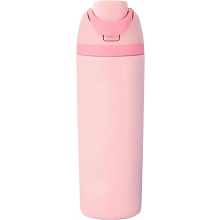 Owala FreeSip geïsoleerde roestvrijstalen waterfles met rietje voor sport, reizen en school, BPA-vrije sportwaterfles, 24 oz, Surfs Ed
