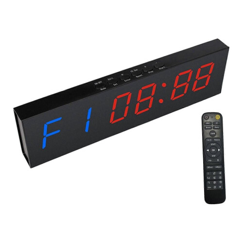 Gym Timer Digital Display for Garage Clock Workout Clock Countdown Timer