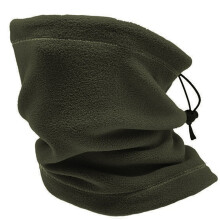 Headwear Neck Gaiter Snood Fleece Tube Ski Scarf-Army Green
