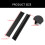 2Pcs Stove Counter Gaps Cover T Shape Silicone Strips-Black 4