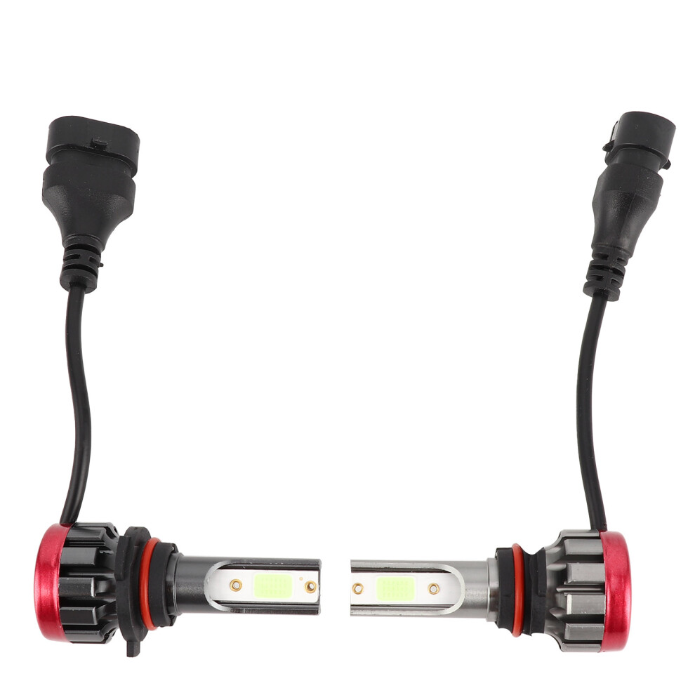 Pair 8000K Led Head & Fog Bulbs 3000Lm 30W Ev19 9006/Hb4 Iceblue Light 3501359329240
