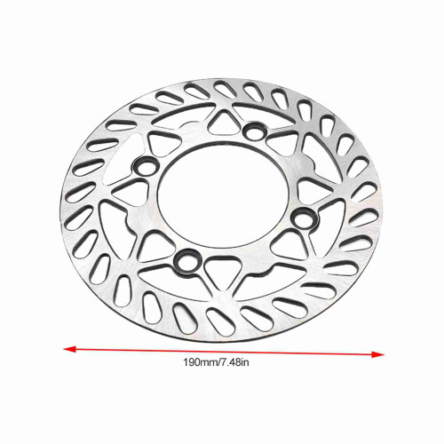 190mm Bremscheibenrotor für 50CC-160CC Dirtbikes vorne oder hinten 1