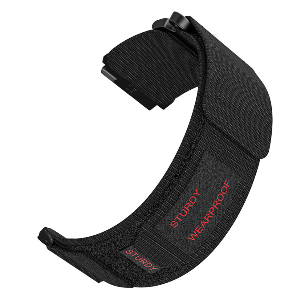 Nylon Canvas Smartwatch Straps, Interchangeables-20Mm Black 7704000119030