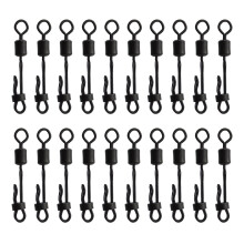 20Pcs Quickly Change Swivels with Clam Lock Clip Rolling-AE101