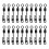 20Pcs Quickly Change Swivels with Clam Lock Clip Rolling-AE101 1