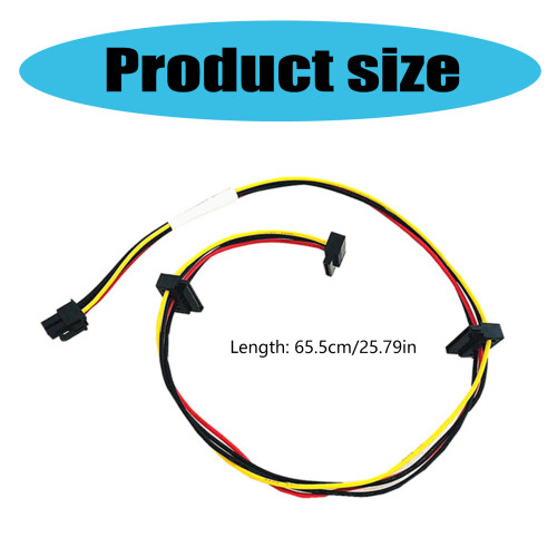 Multiple Port PC Power Adapter Cable With 4Pin Connector For 1