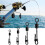 20Pcs Quickly Change Swivels with Clam Lock Clip Rolling-AE101 3