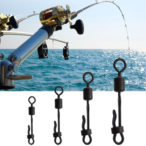20Pcs Quickly Change Swivels with Clam Lock Clip Rolling-AE101 2