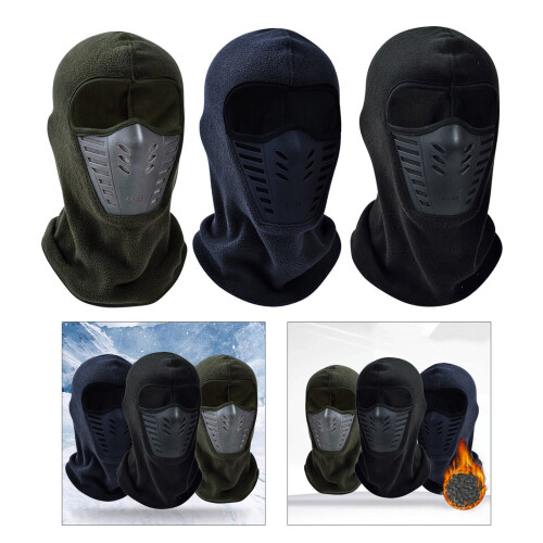 Fun Robber Balaclava Head Covering Hat Halloween Gift-Black 2