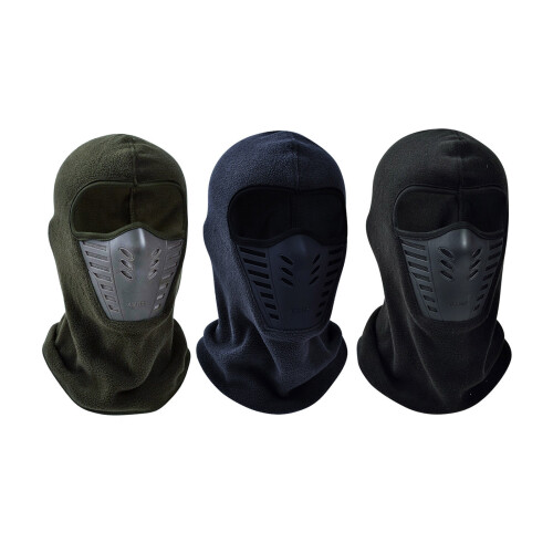 Fun Robber Balaclava Head Covering Hat Halloween Gift-Black 1