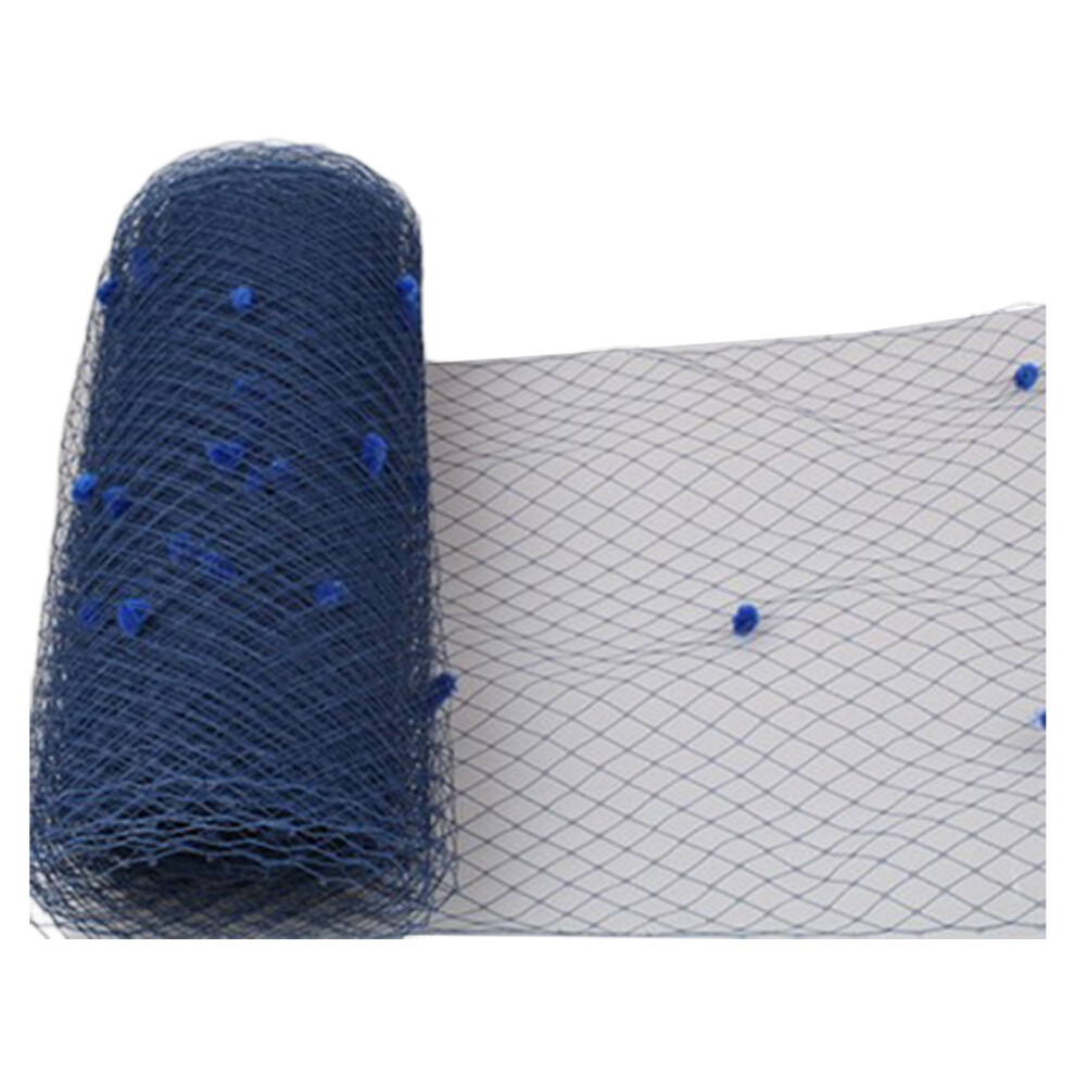 DIY Soft Netting Trims Fabric Mesh Applique for-Navy blue-image-OPC-PMTP7HM-NEW