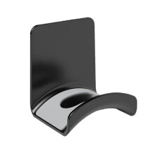 Office and Gaming Headphone Stand Under-black wall hanging