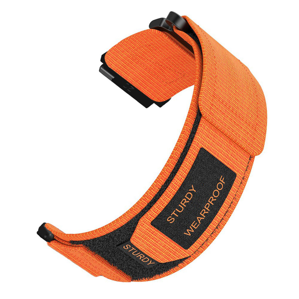 Nylon Canvas Wristband For 18Mm And 20Mm-18Mm Orange 7704000120562