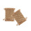 2Pieces Cotton Pots Mats for Kitchen Heat Insulation-Khaki 1