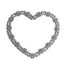 Heart Dog Paw Bone Metal Cutting Dies Stencil Scrapbooking DIY
