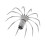 10Pcs Stainsless Steels Squid Hook Barbed Umbrellas Hook-17MM 1