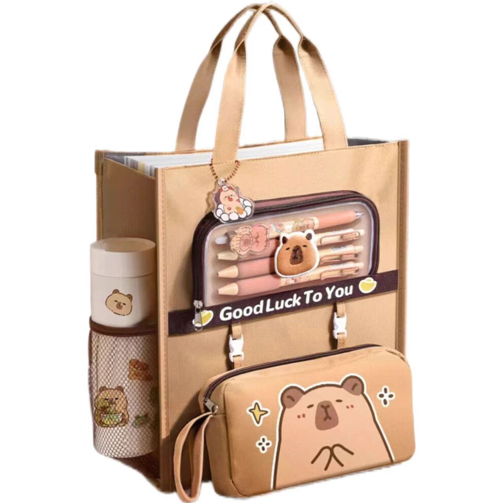 (type3) Cartoon Printed Canvas Bag Tutoring Companion Detachable Pencil Case-image-OPC-PMTP8WX-NEW