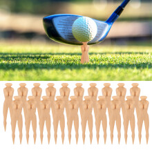 20 Stück Golf-Beauty-Tees Set – 11mm PE-Kunststoff Sexy Lady Körperhalter