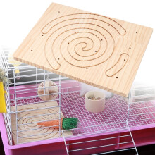 Wooden Claws Scratching Board for Small Pets, 27.2x20.5cm