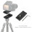 Compact Z-Shaped Tilt Ball Head Tripod Mount For Flexible Angles 4