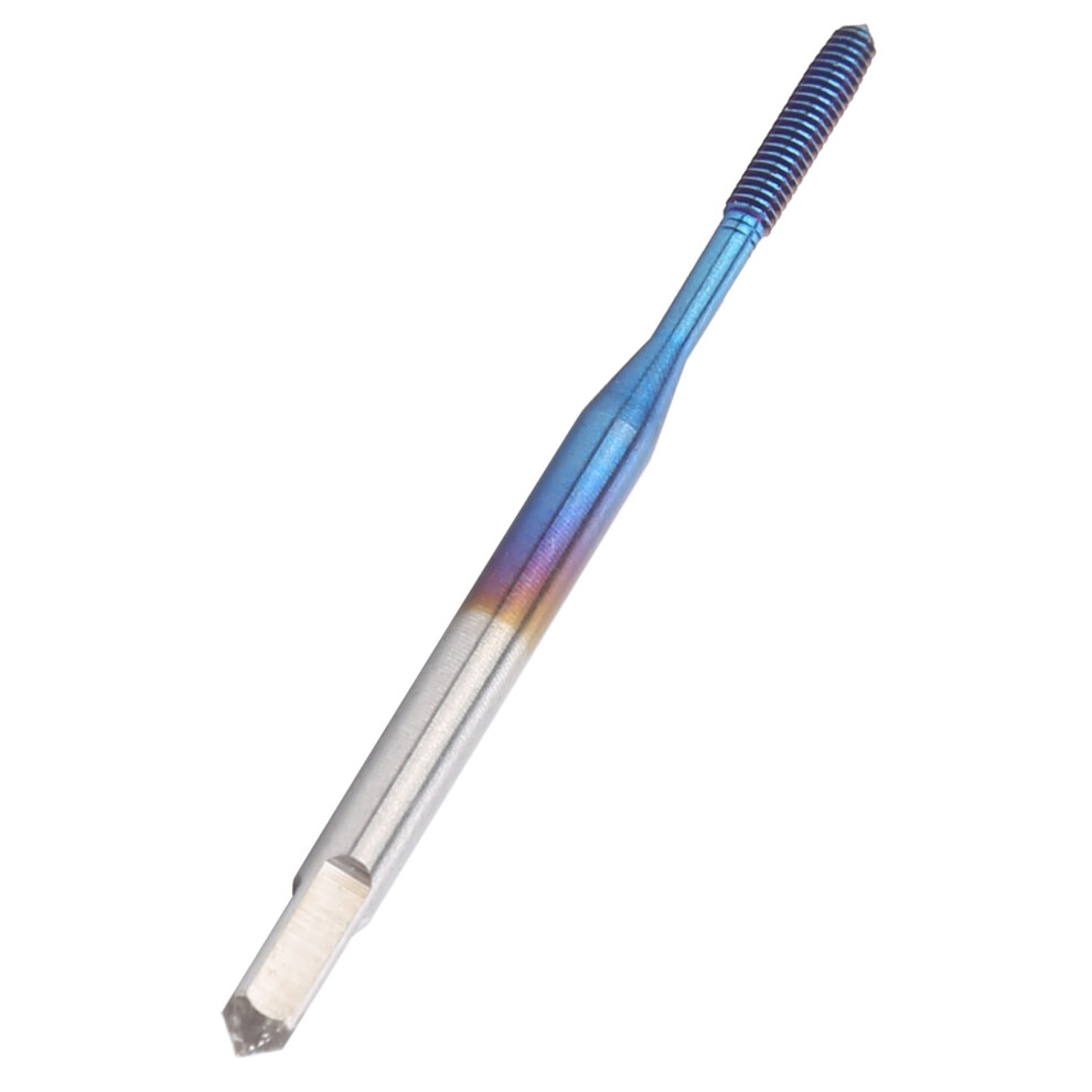 Nano Blue Coating M2-M4 Metric Thread Extrusion Tap, Tungsten Steel 8191359331807