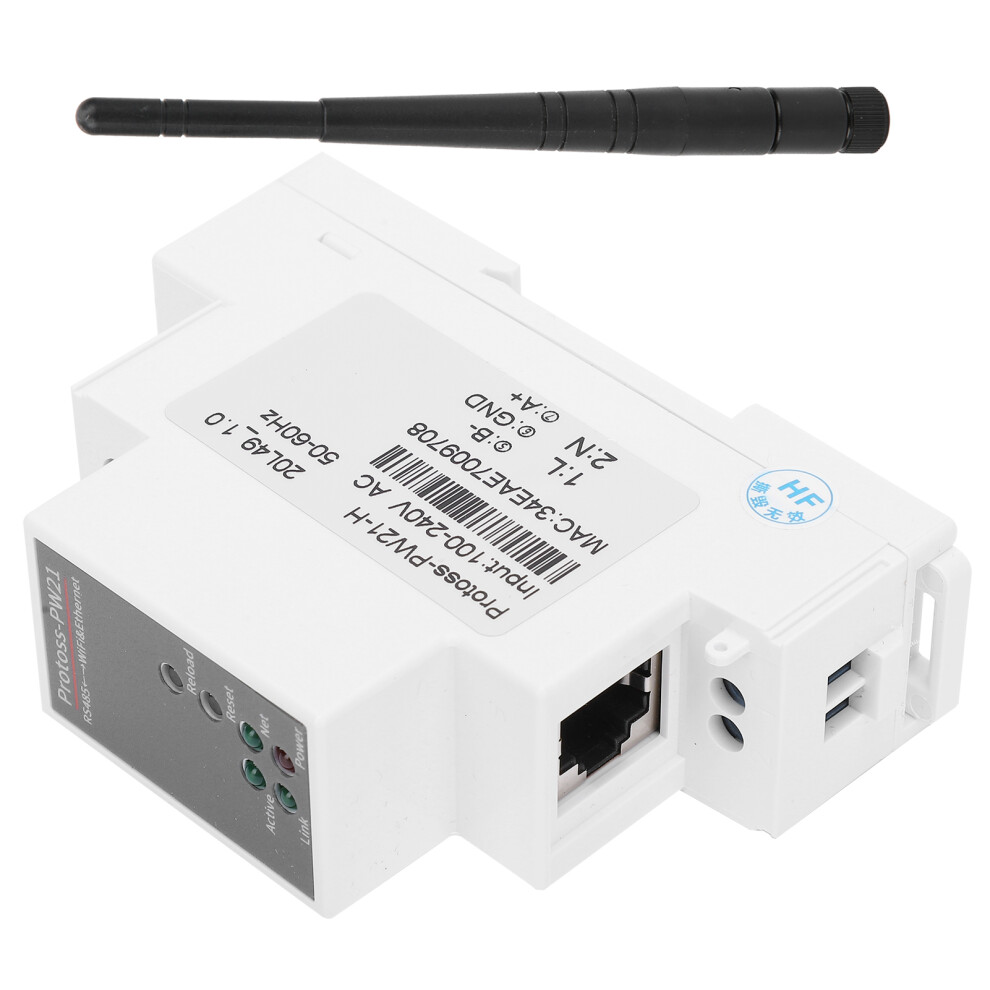 Rs485 To Wifi Ethernet Serial Server Ip For Ecos With Antenna Pw21-H 100-240V 8761359331888