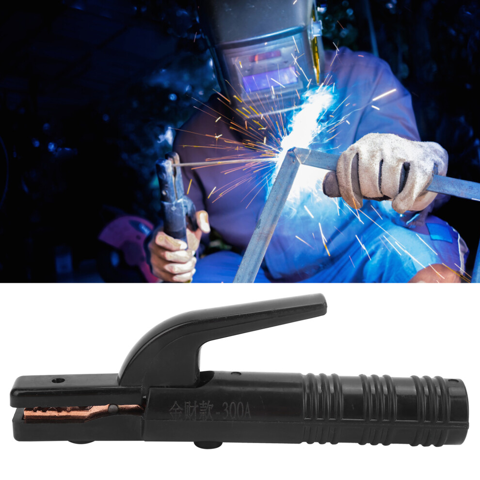 300A Copper Plastic Welding Electrode Holder Clamp Pliers 4-6.3Mm 7901359332305