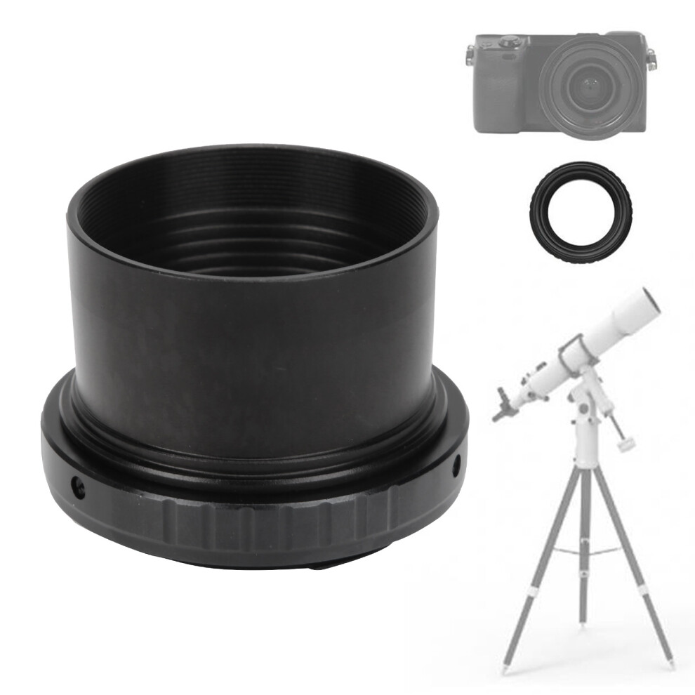 Telescope 2In T Mount Adapter & Lens Ring For K Mount Camera, Black 7901359333548
