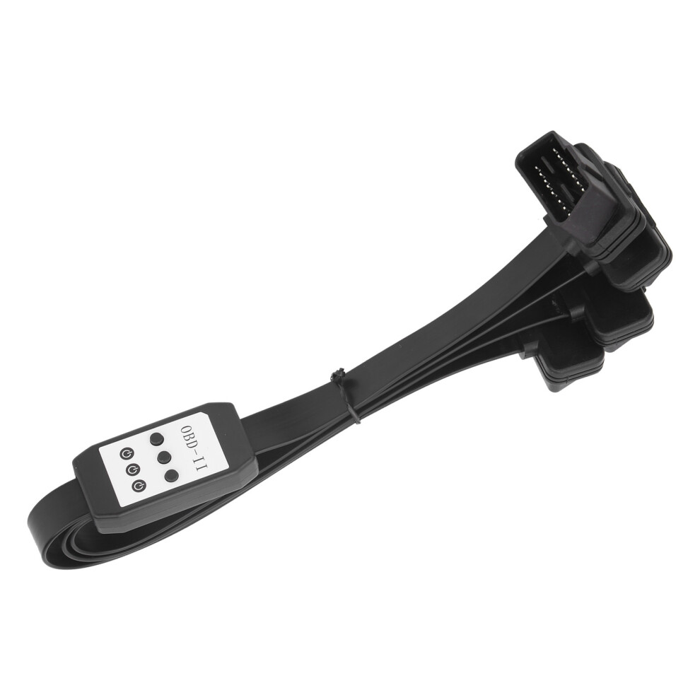 Obd2 Extension Cable 1.57Ft 16Pin With Switch Car Diagnostic Tool 5081359334478