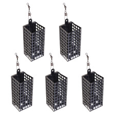 5Pcs Fishing Baits Cage Fishing Feeders Lures Cage Fishing-50g