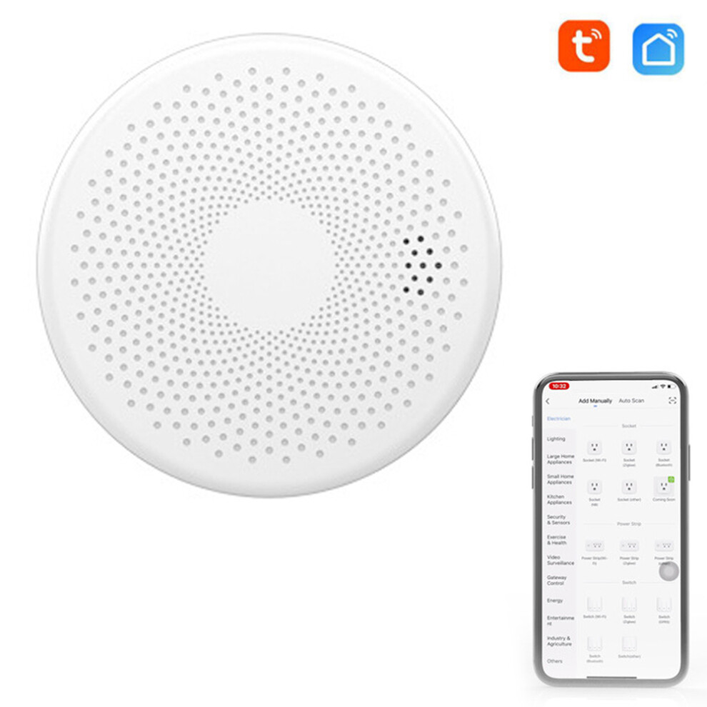 Smart Co & Smoke Detector Tuya App Alerts Wide Application >85Db Alarm 7621359335488