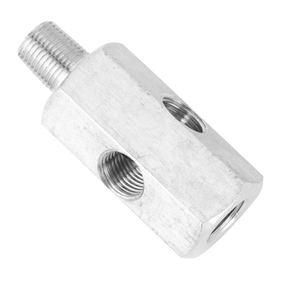 Universal 1/8In Bspt Oil Pressure Sensor Tee Adapter For Turbo Line 9371359336401