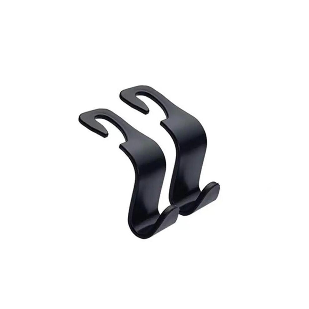 (Black, 2Pcs) Car Seat Headrest Hook, Multifunctional Storage Backrest Hook, Universal Auto Back Seat Hanger For Storage Bag Coat Hat Umbrella, Travel 5011686713318