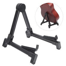 Foldable Non-Slip Aluminum Guitar Stand for Ukulele, Pipa & Violin, Black