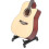 Support de guitare pliant antidérapant noir 5