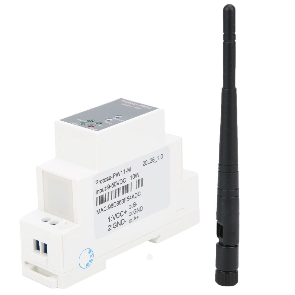 Rs485 To Wifi Ethernet Serial Server Rail Mount 9-50Vdc Pw11-M 7901359338833