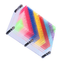 Colorful Pin Art Toy 17.5 x 12.5cm 3D Hand Print Cloning Model