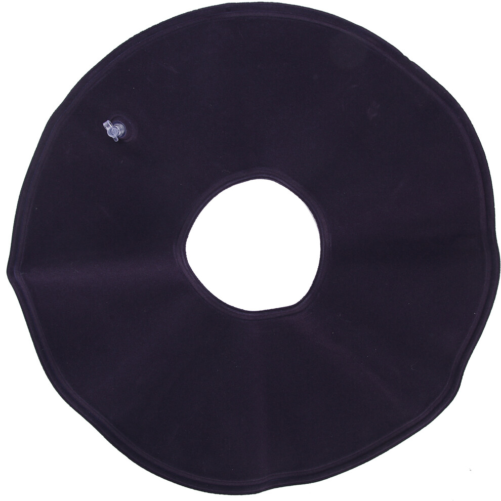 Blue Inflatable Round Bedsore Cushion For Elderly Bedridden, 38X38cm, Royal