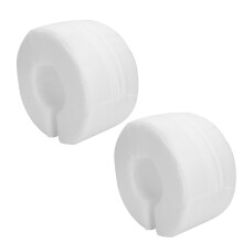 2 Stück Weiße Patientenliege Anti-Dekubitus-Kissen Hand- und Beinauflage Pads