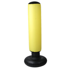 PVC 160cm Aufblasbares Fitness-Punchball für Kinder & Erwachsene Gelb