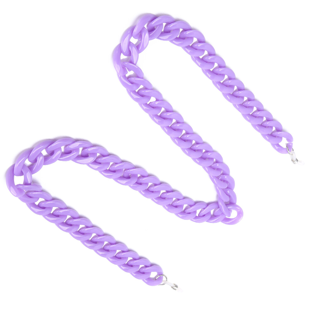 Acrylic Eyeglasses Chain Lanyard - 73cm, Purple, Anti-Slip-image-OPC-PMTPFR9-NEW