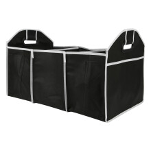 Large Capacity Universal Oxford Cloth Car Trunk Organizer, Black