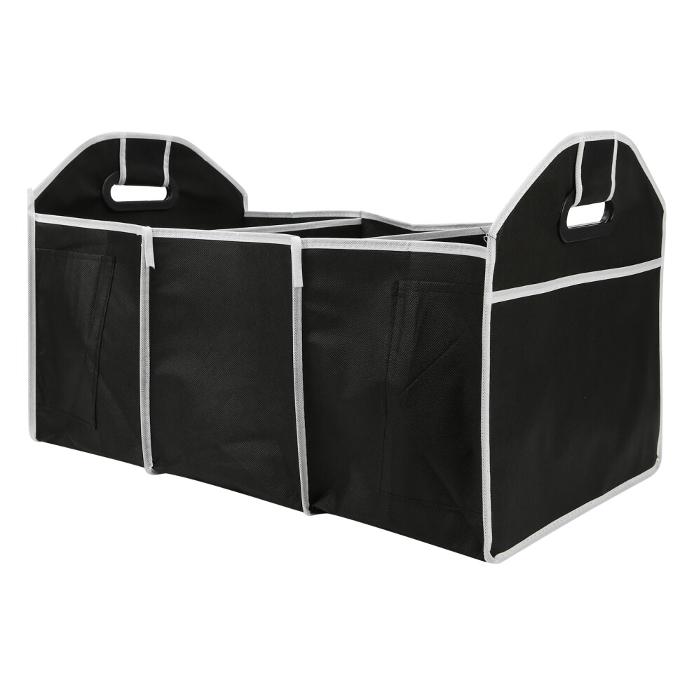 Large Capacity Universal Oxford Cloth Car Trunk Organizer, Black 8781359344251