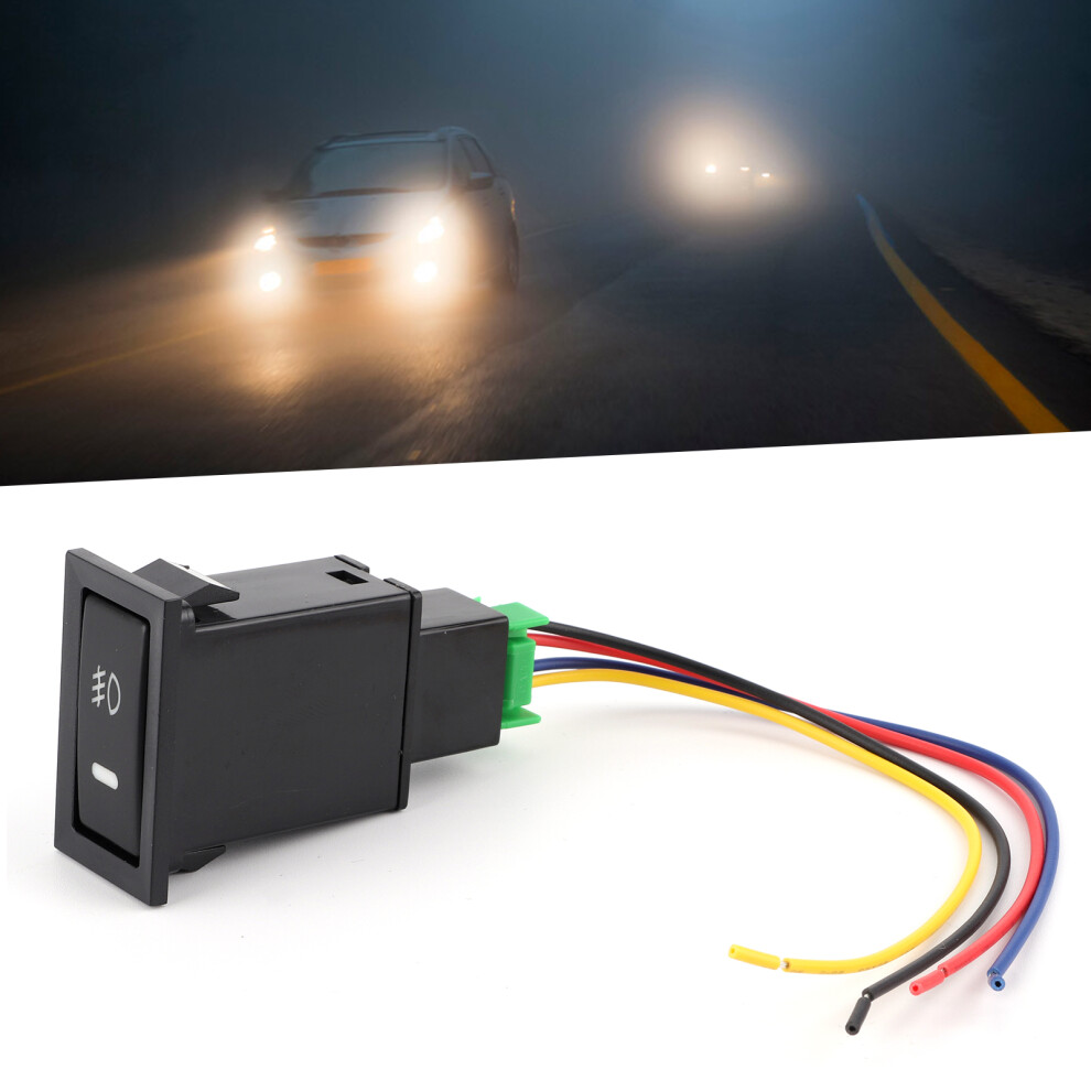4-Pole Waterproof Fog Switch For Land Cruiser 100 75 76 78 79 Durable Light 7891359345293